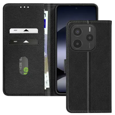 Torbica za Xiaomi Redmi Note 14 5G preklopna novčanik i video stalak