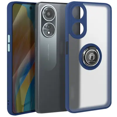 Maska za Oppo A58 metalni prsten za video postolje