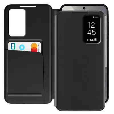 Preklopna maska s prozorom za Samsung Galaxy S24 s pretincem za karticu