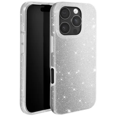 Futrola s šljokicama za iPhone 16 Pro antishock sjajna