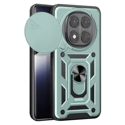 Maska za Xiaomi Redmi Note 14 Pro i 14 Pro Plus s prstenom i poklopcem kamere