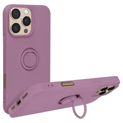 Maska za iPhone 16 Pro Max prsten postolje fleksibilni silikon