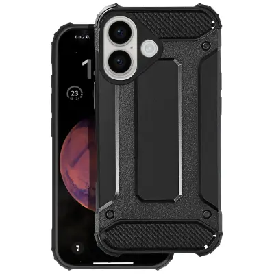 Maska za iPhone 16, hibridna, ojačani kutovi, otporna na padove 1.8m