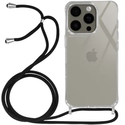 Maska za iPhone 16 Pro silikon otporna na udarce s pletenom uzicom