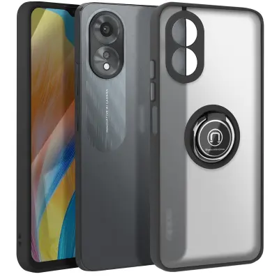 Maska za Oppo A38 metalni prsten za video postolje