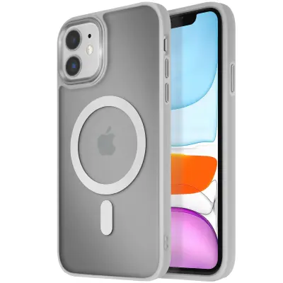 MagSafe maska za iPhone 11 mat mliječna poleđina rub