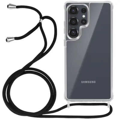 Maska za Samsung S25 Ultra Silikonska otporna na udarce s pletenim užetom