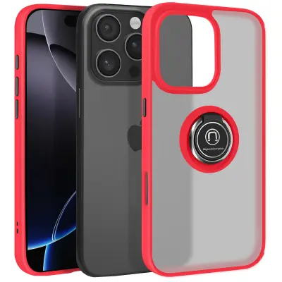 Maska za iPhone 16 Pro metalni prsten za video postolje