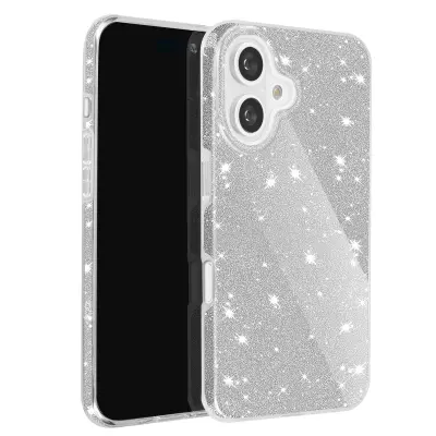 Šljokičasta maska za iPhone 16 hibridna Glamour dizajn