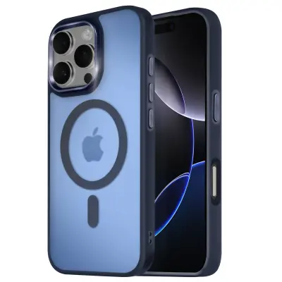 MagSafe maska za iPhone 16 Pro Max mat mliječna poleđina rub