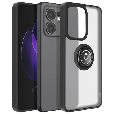 Maska za Oppo Reno 13 F / 13 FS Magnetska prstenasta prozirna stražnja strana