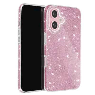 Šljokičasta maska za iPhone 16 hibridna Glamour dizajn