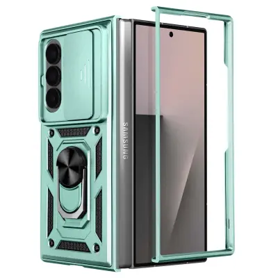 Maska za Samsung Galaxy Z Fold 7 s prstenom postoljem i poklopcem kamere