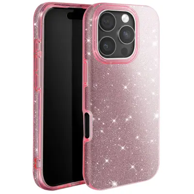 Futrola s šljokicama za iPhone 16 Pro antishock sjajna
