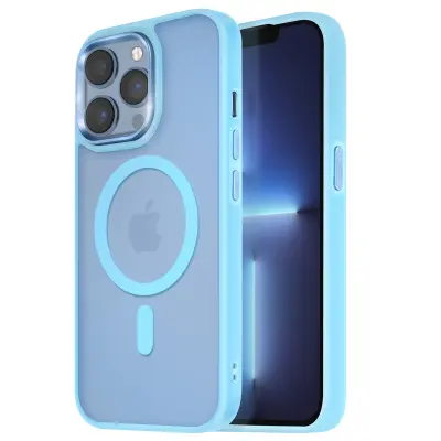 MagSafe maska za iPhone 13 Pro Max mat mliječna poleđina rub