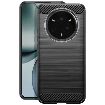 Maska za Realme 14 Pro, silikonska, dizajn brušenog karbona