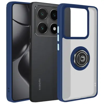Maska za Xiaomi 14T s metalnim prstenom za video postolje