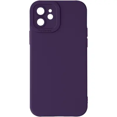 Maska za iPhone 12 mat silikon za zaštitu kamere