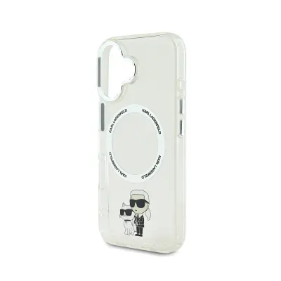 Maska za iPhone 16 Karl i Choupette ispis kompatibilna s MagSafe