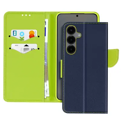 Torbica za Samsung Galaxy S25 Plus novčanik Saffiano Fancy koža