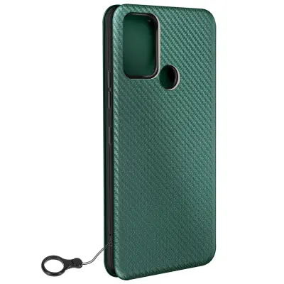 Torbica za Nokia C22 držač kartica uzica video stalak karbonski efekt