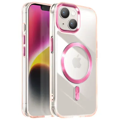 MagSafe maska za iPhone 15 Plus i 14 Plus Crystal Color poleđina