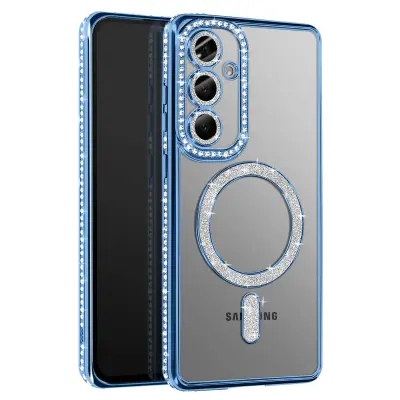 Dijamantna maska za Samsung Galaxy S25 MagSafe Kontura Strass