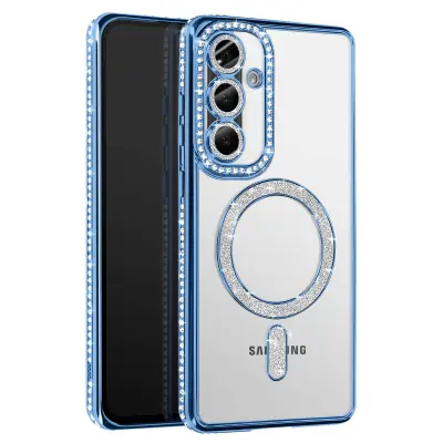Dijamantna maska za Samsung Galaxy A56 MagSafe Kontura Strass