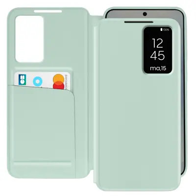 Preklopna maska s prozorom za Samsung Galaxy S25 s pretincem za karticu