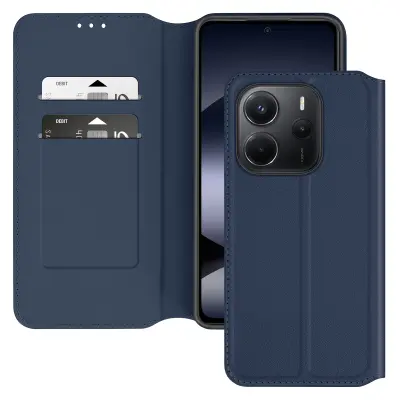 Torbica za Xiaomi Redmi Note 14 4G preklopna držač kartica i video stalak