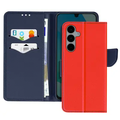 Torbica za Samsung Galaxy A16 novčanik Saffiano Fancy koža