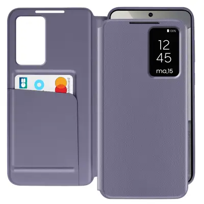 Preklopna maska s prozorom za Samsung Galaxy S24 s pretincem za karticu