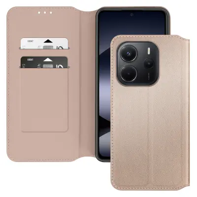 Torbica za Xiaomi Redmi Note 14 4G preklopna držač kartica i video stalak
