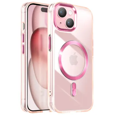 MagSafe maska za iPhone 15 Crystal Color poleđina