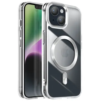 MagSafe maska za iPhone 15 Plus i 14 Plus Crystal Color poleđina