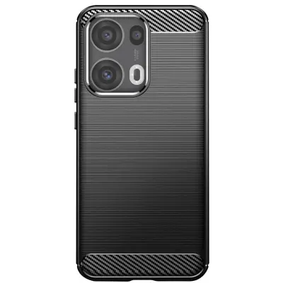 Maska za Oppo Reno 13 Pro Silikonska s dizajnom brušenog karbona