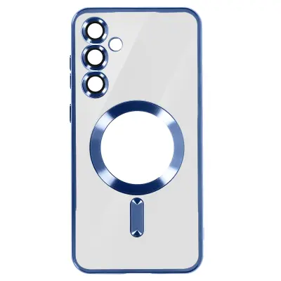 MagSafe maska za Samsung S23 FE silikonska kromirani rub