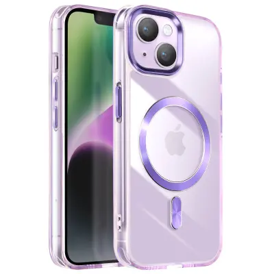 MagSafe maska za iPhone 15 Plus i 14 Plus Crystal Color poleđina