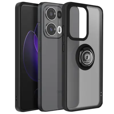 Maska za Oppo Reno 13 Pro Magnetska prstenasta prozirna stražnja strana