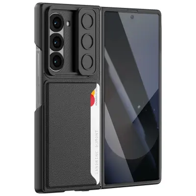 Maska za Samsung Galaxy Z Fold 6 s držačem kartica i kaljenim staklom