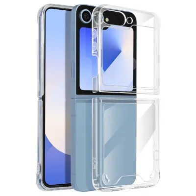 Maska za Samsung Galaxy Z Flip 6 s podignutim rubovima i ojačanim kutovima