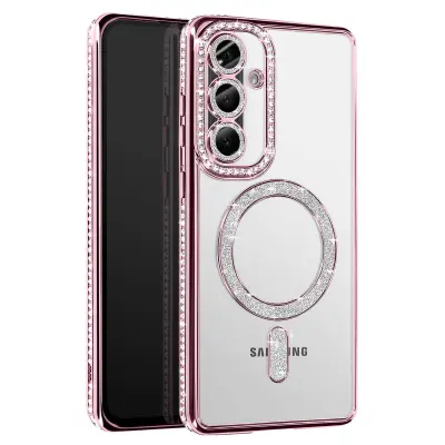 Dijamantna maska za Samsung Galaxy A56 MagSafe Kontura Strass