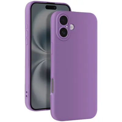 Maska za iPhone 16 glatki silikon zaštićen blok kamere