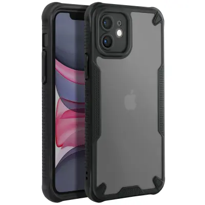 Maska otporna na udarce za iPhone 11, ojačani kutovi, mat poleđina protiv otisaka prstiju