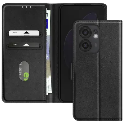 Torbica za Oppo Reno 13 F / 13 FS preklopna novčanik i video stalak