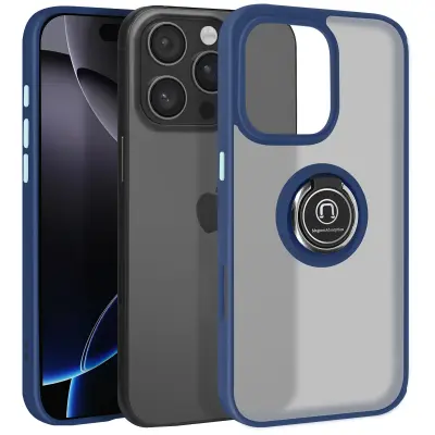 Maska za iPhone 16 Pro Max metalni prsten za video postolje