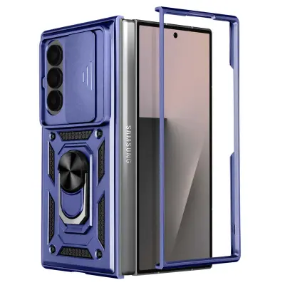Maska za Samsung Galaxy Z Fold 7 s prstenom postoljem i poklopcem kamere