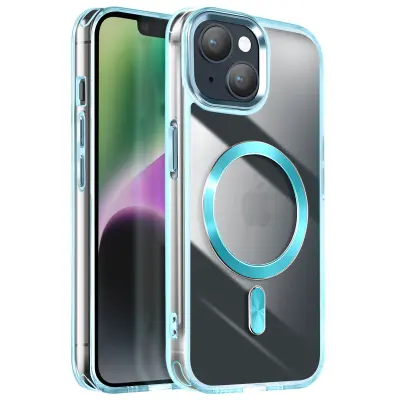 MagSafe maska za iPhone 15 Plus i 14 Plus Crystal Color poleđina
