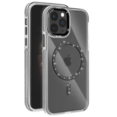 MagSafe maska za iPhone 11 Pro Max silikonska sa šljokicama