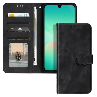 Torbica Leptir za Samsung Galaxy A26 novčanik i stalak za video
